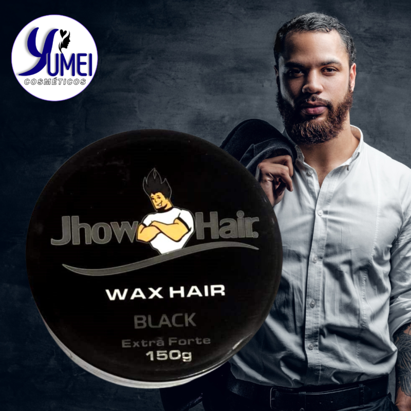 POMADA MODELADORA EXTRA FORTE BLACK JHOW HAIR 150G