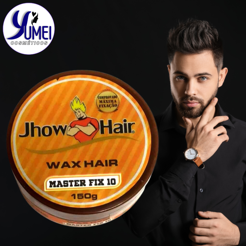 GEL POMADA MODELADORA MASTER FIX 10 JHOW HAIR 150G 