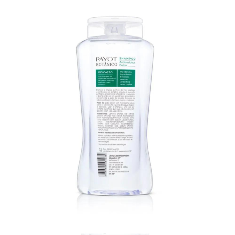 SHAMPOO BOTÂNICO PAYOT PURIFICANTE ANTI-RESÍDUO 300ML - Image 3