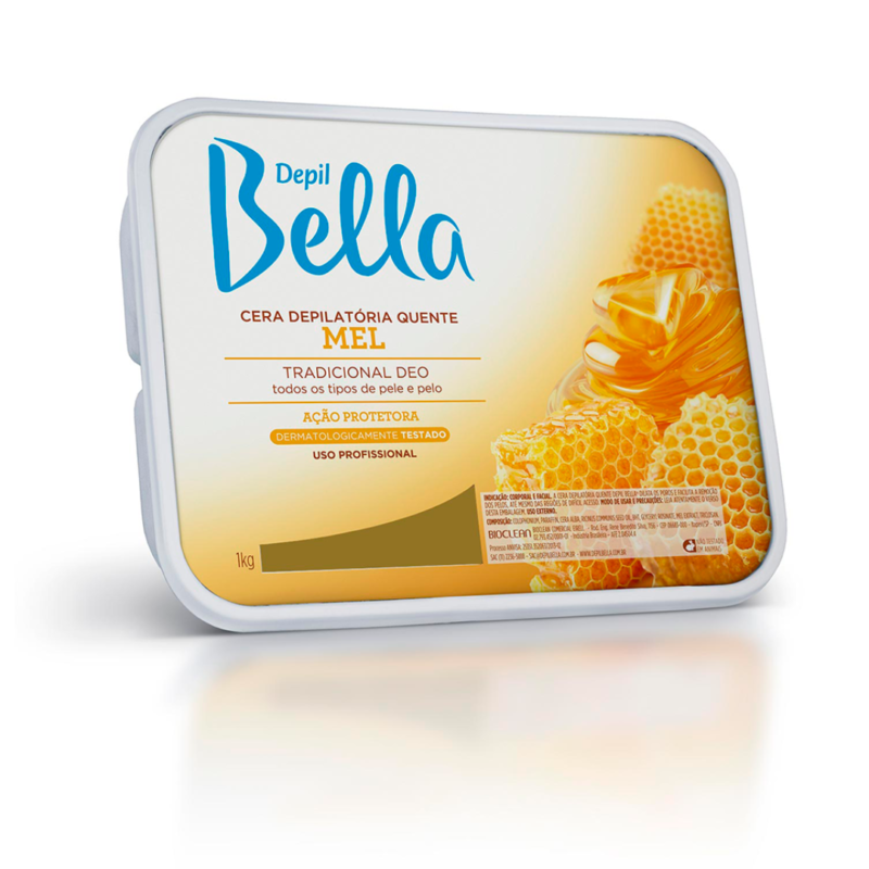 CERA QUENTE EM BARRA DEPIL BELLA MEL 1KG