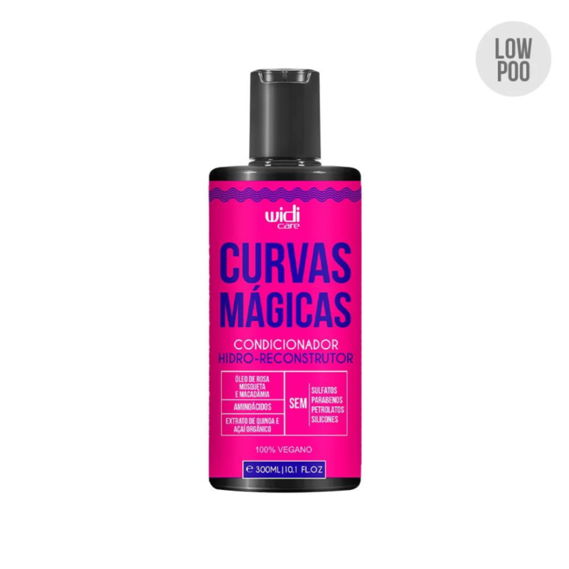 CURVAS MÁGICAS CONDICIONADOR HIDRO-RECONSTRUTOR 300ML WIDI CARE