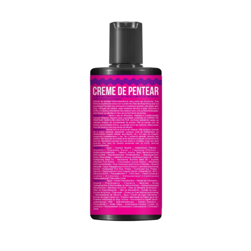 CURVAS MÁGICAS CREME DE PENTEAR HIDRO-RECONSTRUTOR 300ML WIDI CARE - Image 3