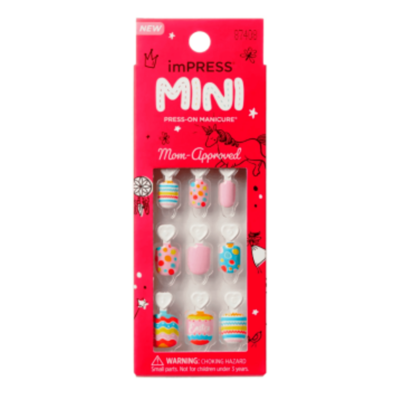 UNHAS AUTOCOLANTES KIDS MINI SPRING SONG 24UN KISS NEW YORK