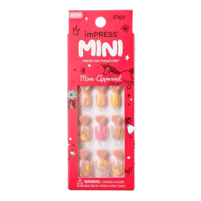 UNHAS AUTOCOLANTES KIDS MINI HOKEY POKEY 20UN KISS NEW YORK