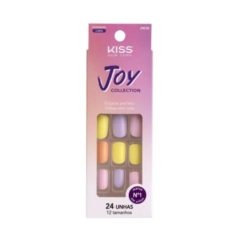 Unha Postiça Joy Collection Candy Colors 24un Kiss New York - Image 4