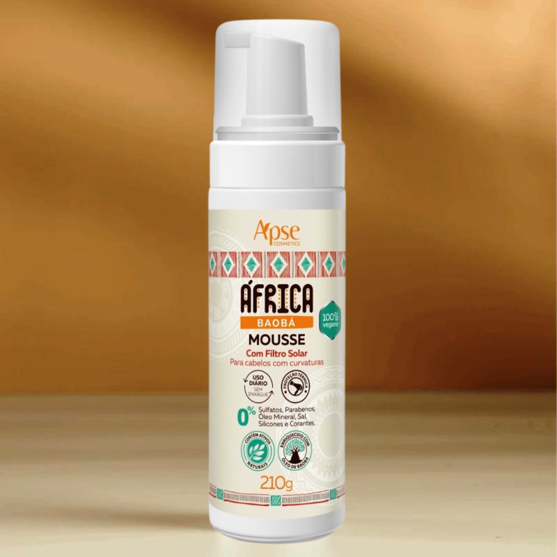 MOUSSE APICE AFRICA BAOBA 210ML FILTRO SOLAR