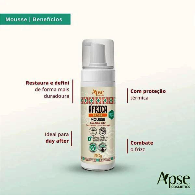 MOUSSE APICE AFRICA BAOBA 210ML FILTRO SOLAR - Image 2