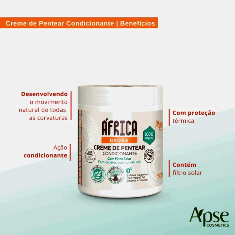 Creme de Pentear Apice África Baobá 500ml - Image 2