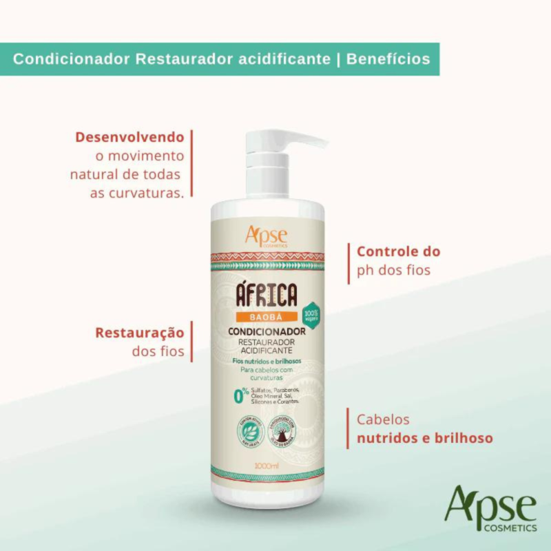 Condicionador Apice África Baobá Restaurador 1000 ml - Image 2