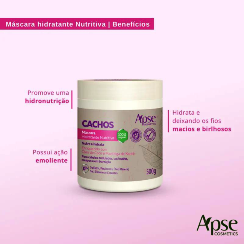 Mascara Apice Cachos Hidratante Nutritiva 500g Tratamento - Image 2