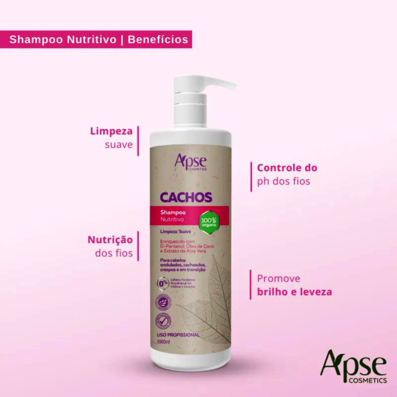 Shampoo Apice Cachos Nutritivo 1000ml - Image 2