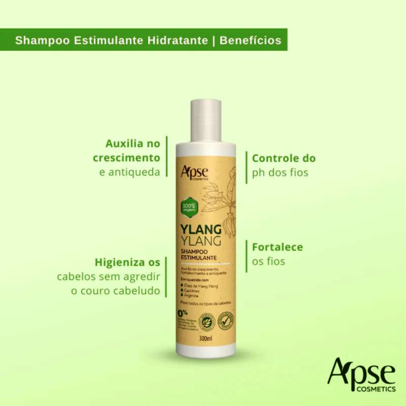 Shampoo Estimulante Apice Ylang Ylang 300ml - Image 2