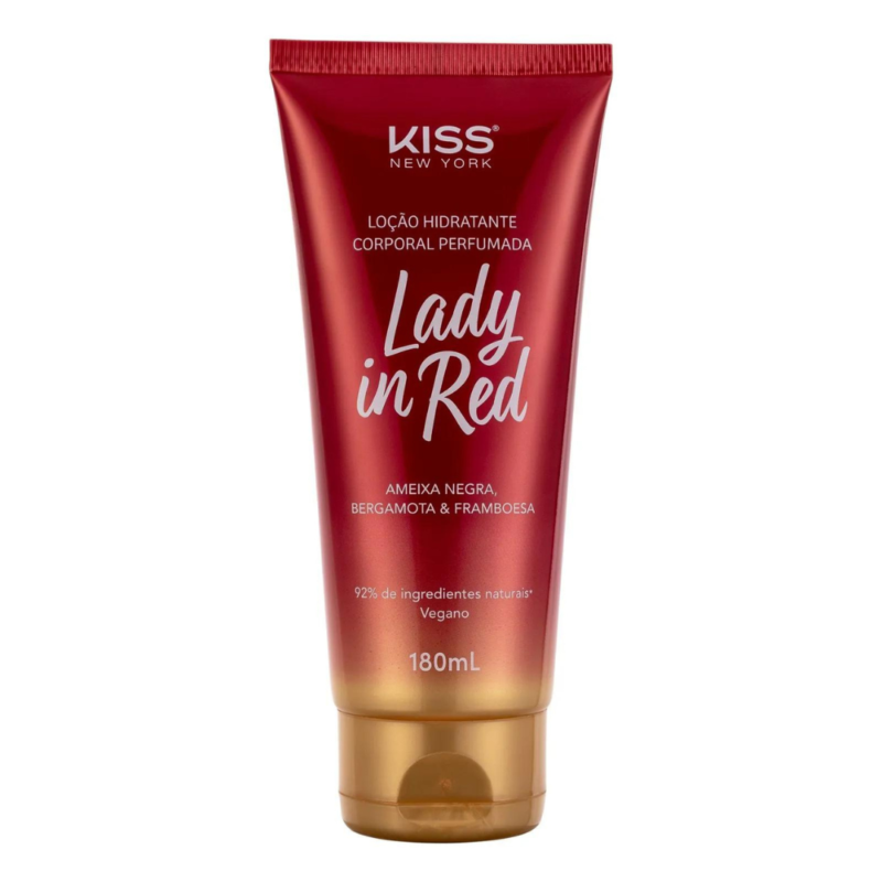 Loção Corporal LADY IN RED 180g Kiss New York - Image 2