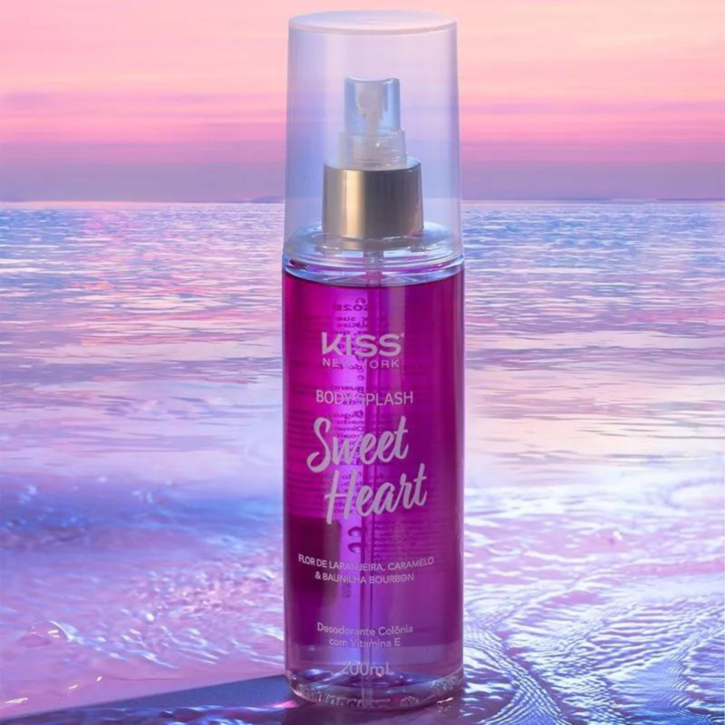 Body Splash SWEET HEART 200ml Kiss New - Image 2