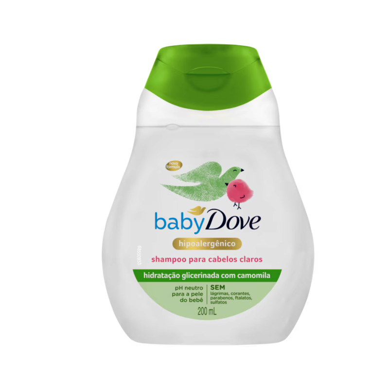 SHAMPOO BABY DOVE 200ML CAB CLAROS CAMOMILA - Image 3