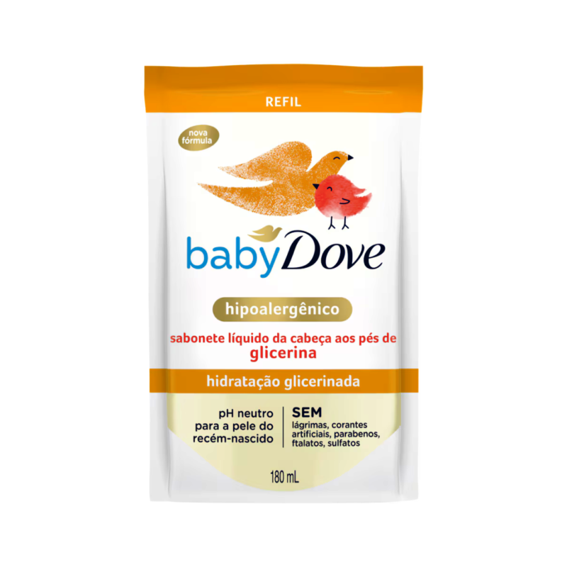 SABONETE LIQUIDO REFIL BABY DOVE 180ML HID GLICERINADO - Image 3