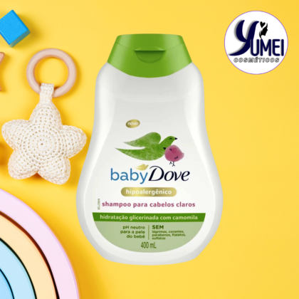 SHAMPOO BABY DOVE 400ML CAB CLAROS CAMOMILA