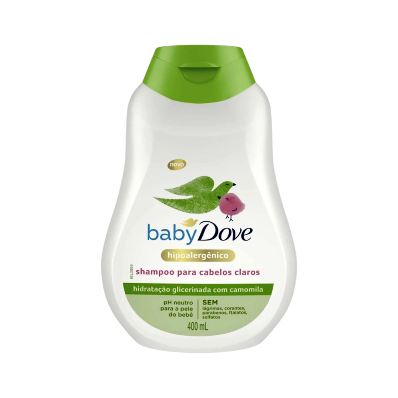 SHAMPOO BABY DOVE 400ML CAB CLAROS CAMOMILA - Image 3