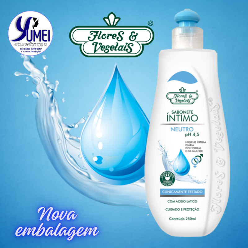 Sabonete Íntimo Neutro Flores & Vegetais 250ml