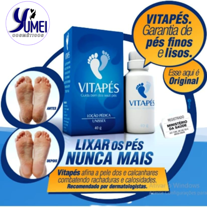 LOCAO PEDICA VITAPES UNISSEX DERMYTRAT 40G - Image 2