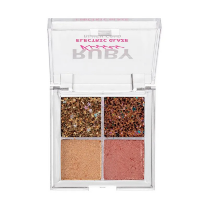 Paleta de Sombras Glitter Electric Glaze Blush Gold Ruby Kisses