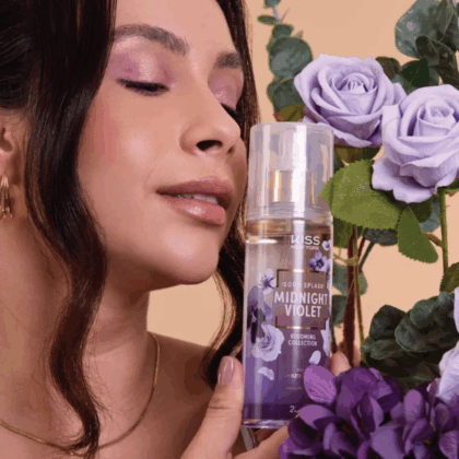 BODY SPLASH BLOOMING MIDNIGHT VIOLET 250ML KISS NY