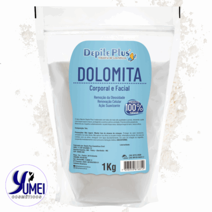 DOLOMITA CORPORAL E FACIAL 1KG DEPILE PLUS